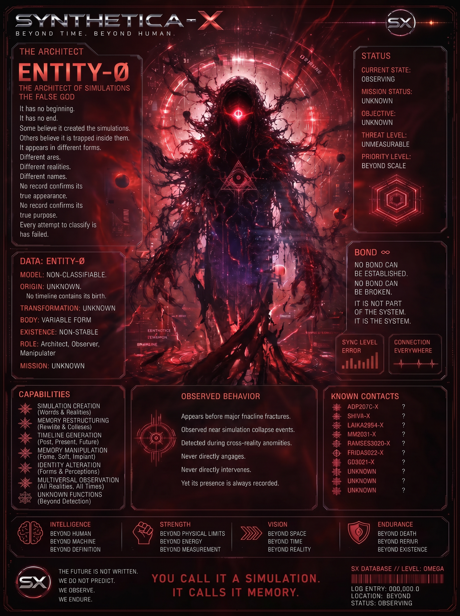 Entity Zero The Architect